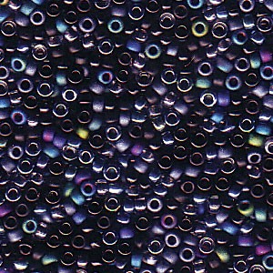 Miyuki Rocailles Perlen 1,5mm Mix46 Black Medely ca 11 Gr.